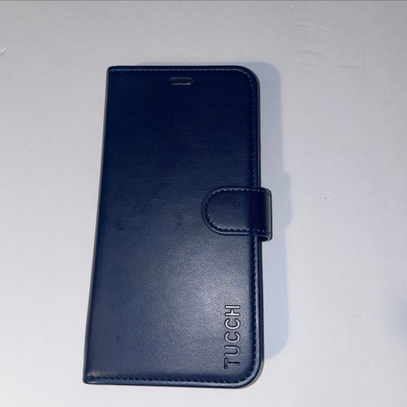 TUCCH Case For iPhone 12 Pro/12 6.1 PU Leather Folio Case Wallet Blue - Picture 7 of 12